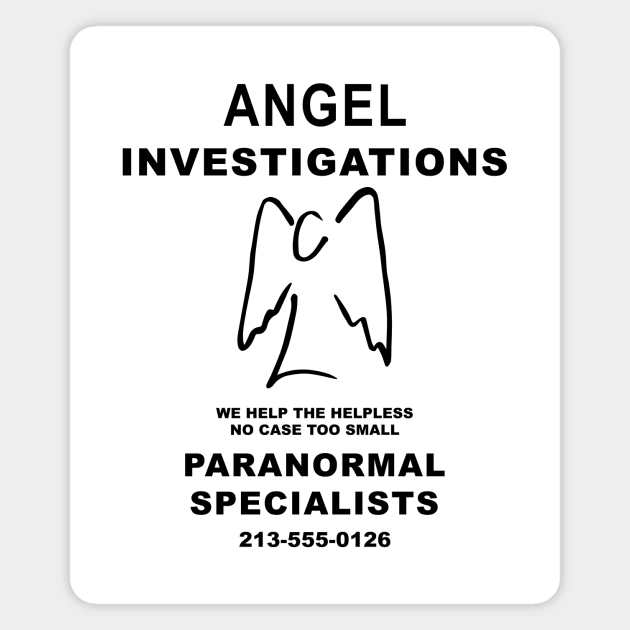 Angel Investigations Magnet by n23tees